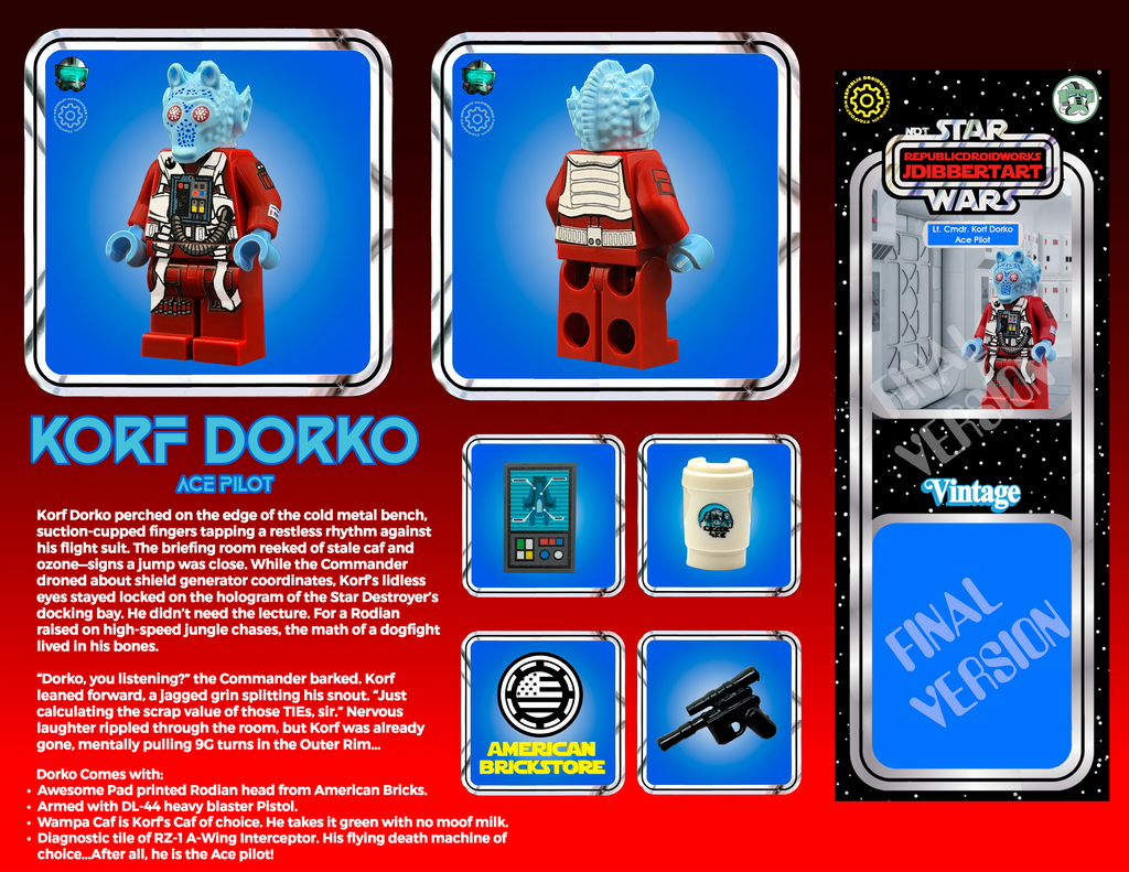 Lt. Cmdr. Korf Dorko (Ace Pilot)