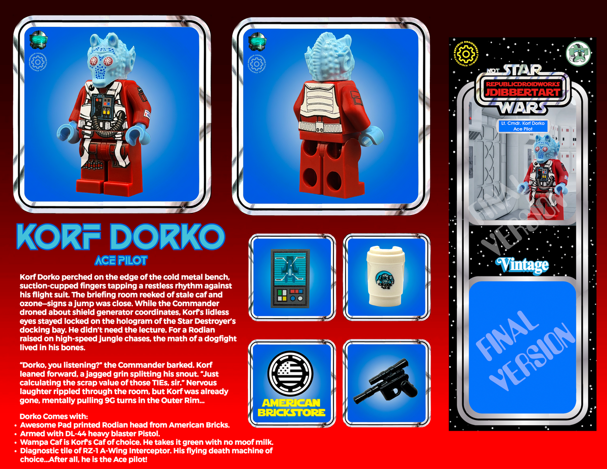 Lt. Cmdr. Korf Dorko (Ace Pilot)